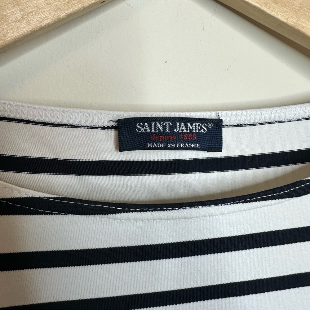 Saint James Striped Boatneck Top Size 4 - Picture 4 of 8